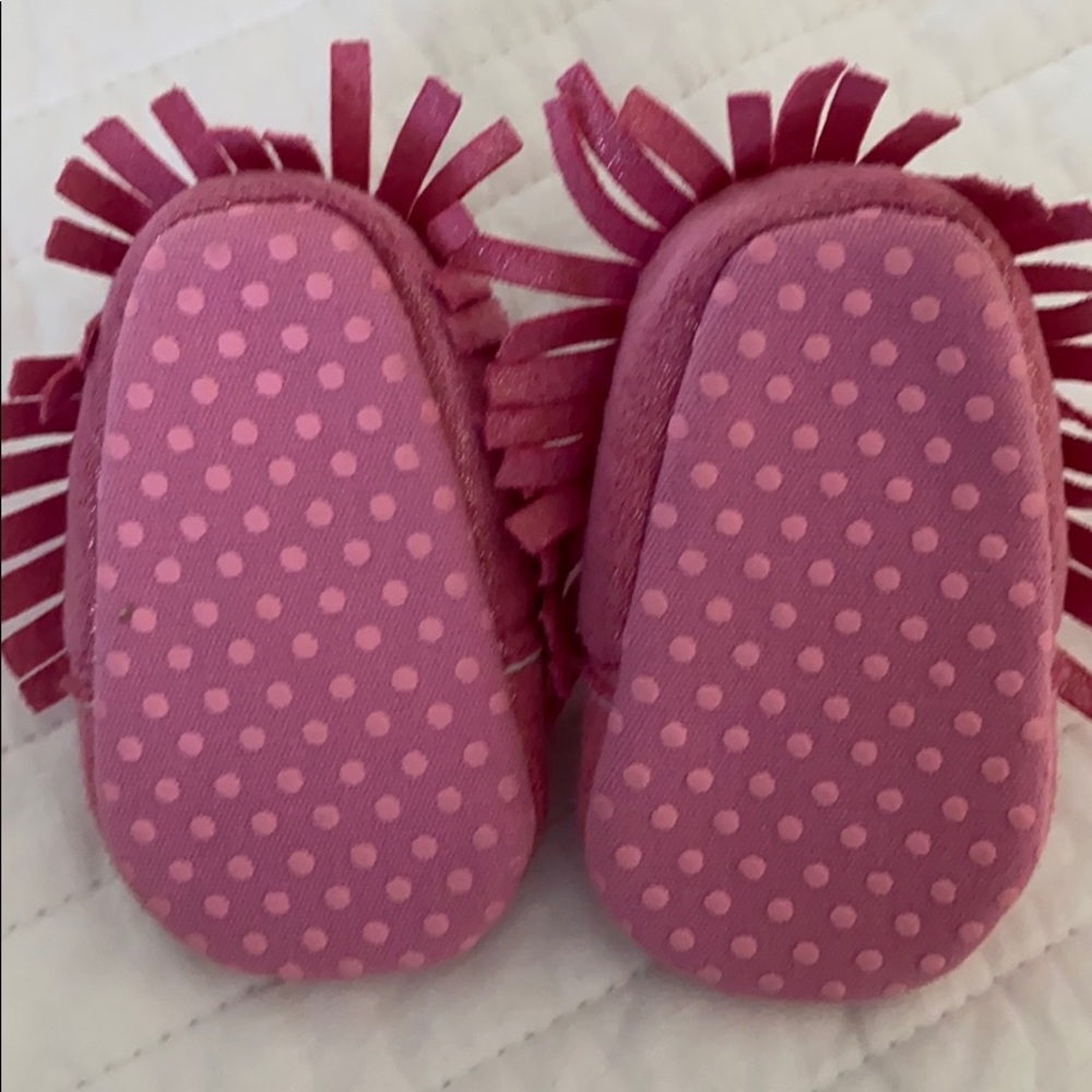 Newborn pink moccasins 💕 - Picture 5 of 5
